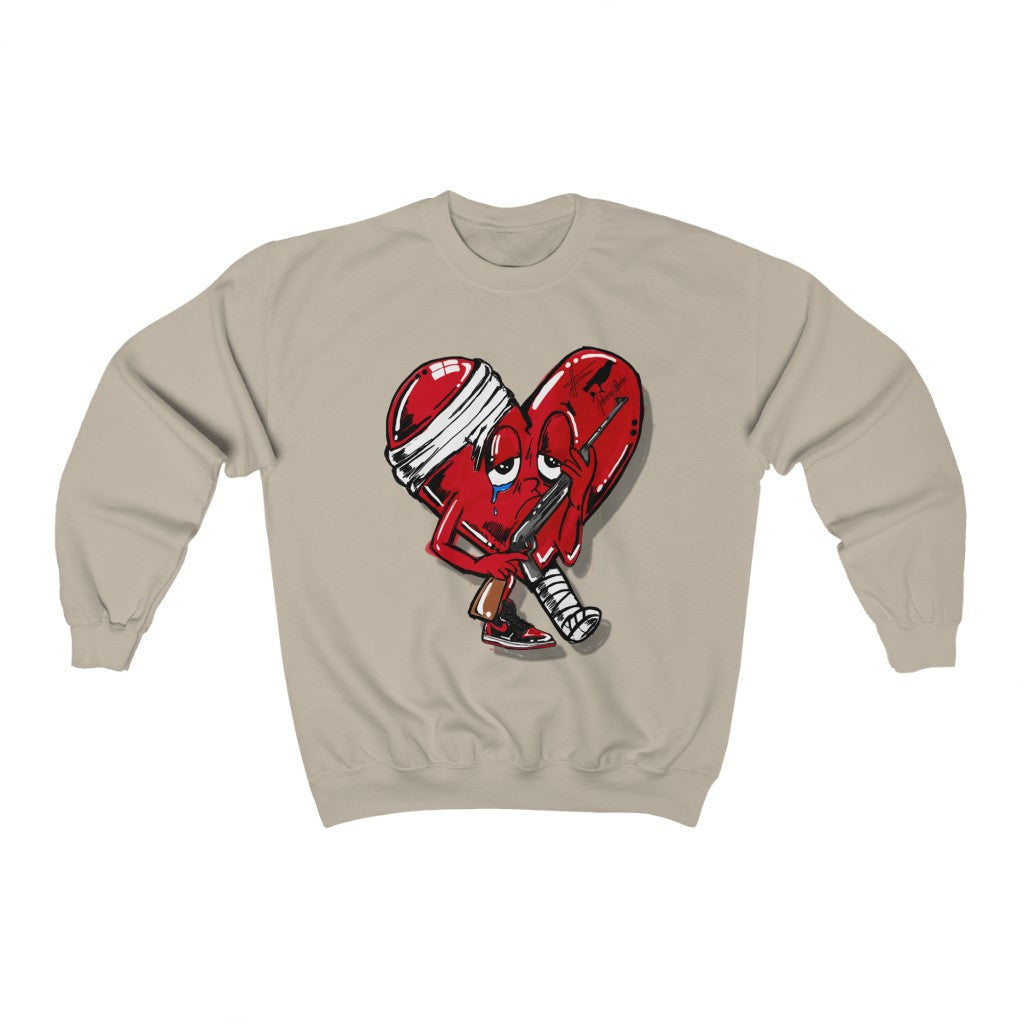 Protect your HEART ❤️‍   Unisex Heavy Blend™ Crewneck Sweatshirt