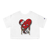 LOVE hurts ❤️‍🩹Champion Women's Heritage Cropped T-Shirt