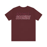 OU/TX 🏈 Unisex Jersey Short Sleeve Tee