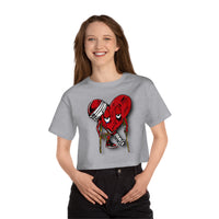 LOVE hurts ❤️‍🩹Champion Women's Heritage Cropped T-Shirt