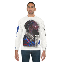 Nipsey 🏁 Sweatshirt Original Artwork WHITE