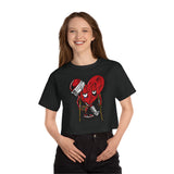 LOVE hurts ❤️‍🩹Champion Women's Heritage Cropped T-Shirt