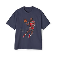 JORDAN dunk contest drawing🏀🐐 Men's Heavy Oversized Tee