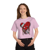 LOVE hurts ❤️‍🩹Champion Women's Heritage Cropped T-Shirt