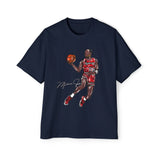 JORDAN dunk contest drawing🏀🐐 Men's Heavy Oversized Tee