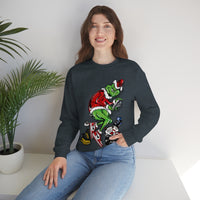 The Grinch 🎁Unisex Heavy Blend™ Christmas Crewneck Sweatshirt