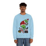 The Grinch 🎁Unisex Heavy Blend™ Christmas Crewneck Sweatshirt