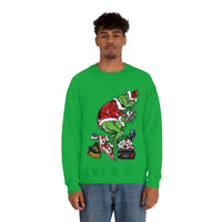 The Grinch 🎁Unisex Heavy Blend™ Christmas Crewneck Sweatshirt